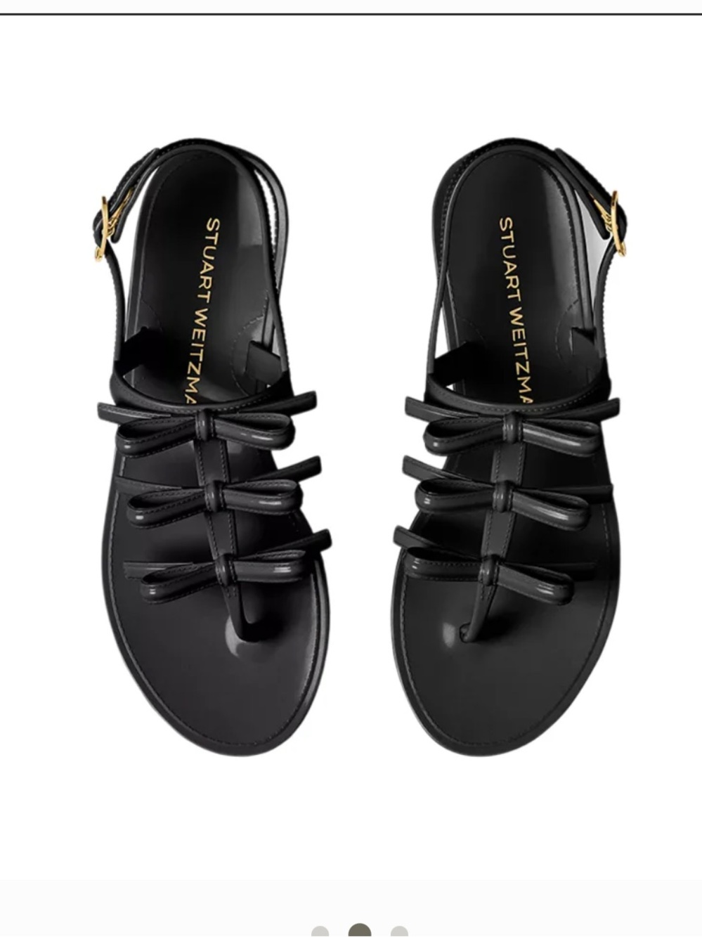 Stuart Weitzman - Felicity Bow Jelly Sandal size 8